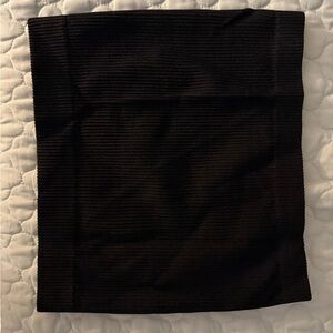 Fashion Nova Black Ribbed Tube Top – Size S/M